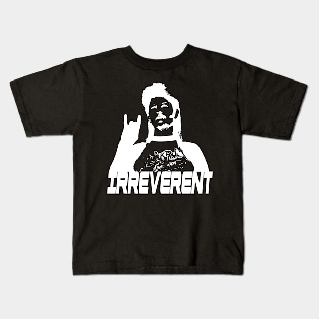 IRREVERENT (White) Kids T-Shirt by Zombie Squad Clothing